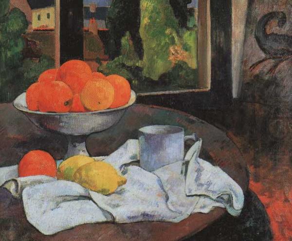 Paul Gauguin Still Life with Fruit and Lemons oil painting picture